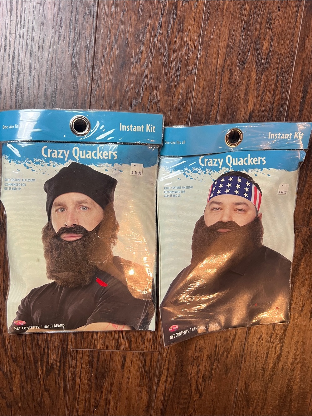 Brown Costume Beard with Hat - Men's Accessory
